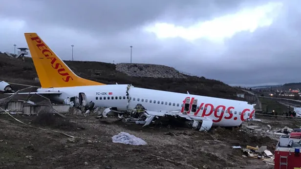 Sabiha Gökçen'de pistten çıkan Pegasus ile ilgili yeni detay! İkinci pilot Türkçe konuşan kuleyi anlamamış!-3