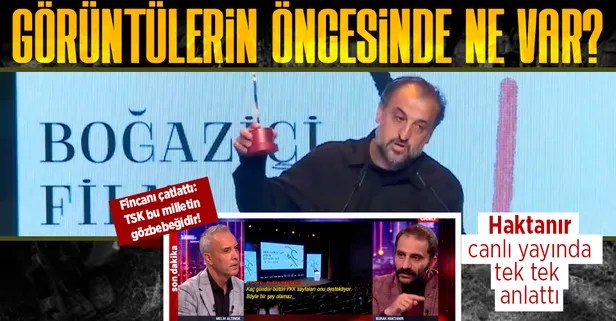 Fincancı provokasyonuna sert tepki göstermişti! Burak Haktanır A Haber canlı yayınında görüntülerin öncesi ve sonrasını anlattı