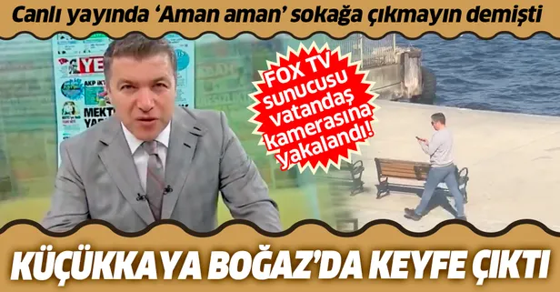 Fox TV Haber Sunucusu İsmail Küçükkaya ‘Aman aman’ dedi, Boğaz'da keyfe çıktı