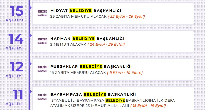 16 ilde 19 ilçede belediyelere KPSS'li KPSS'siz işçi alınacak! 18-50 yaş arası başvurabilir! İşte başvuru şartları-8