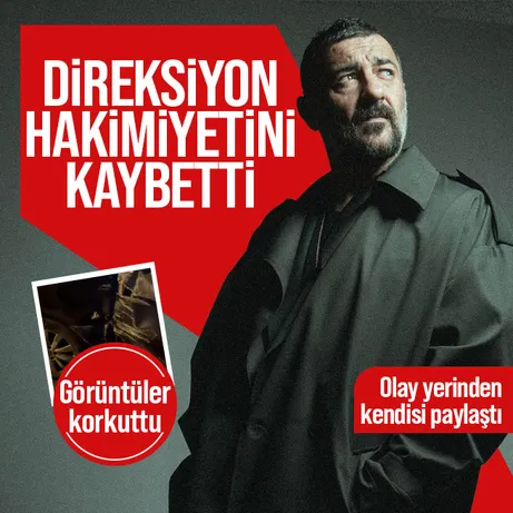 Celil Nalçakan trafik kazası geçirdi!