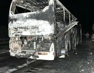 İzmir’de seyir halindeki otobüste yangın çıktı