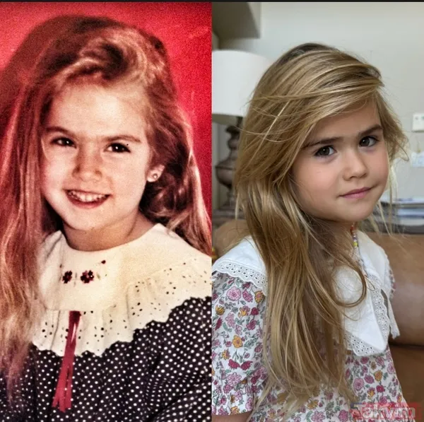 Farklı zamanlarda doğmuş aynı kişi gibi... Ceyda Ateş kızı Thalia ve kendi çocukluk fotoğrafını paylaştı - 16