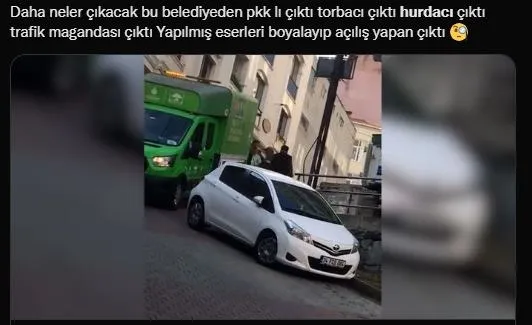 CHP'li İBB aracındaki demirler hurdacıya satıldı!-2