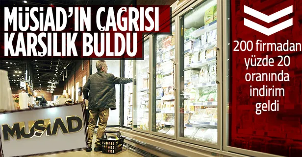 MÜSİAD'ın indirim çağrısı karşılık buluyor: 200 firmadan yüzde 15-20 oranında indirim