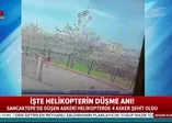İşte Sancaktepe'de gerçekleşen kazada helikopterin düşme anı