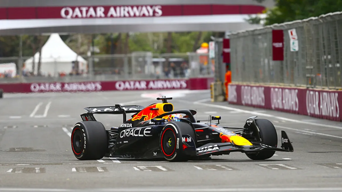 Azerbaycan GP'de kazanan Max Verstappen!