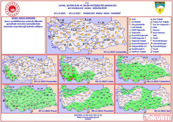 Şimşek, sağanak ve don haritada! Kar topu oynamaya hazır olun! İstanbul için tarih belli - 7