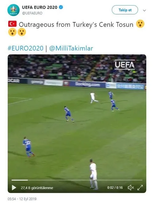 UEFA'dan Cenk Tosun paylaşımı-1