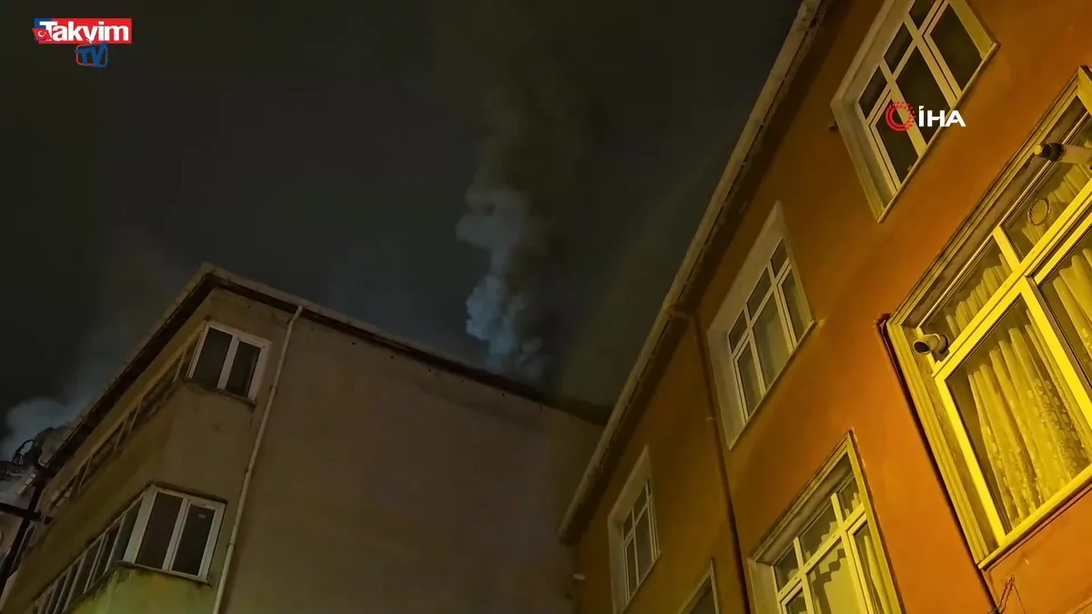 Beyoğlu'nda yangın paniği