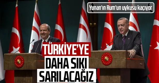 KKTC Cumhurbaşkanı Ersin Tatar’dan Rum’a Yunan’a mesaj: Türkiye’ye daha da sıkı sarılacağız