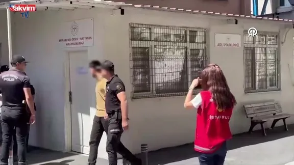 Saraçhane'de Başkan Erdoğan'a hakaret eden şüpheliler adliyede