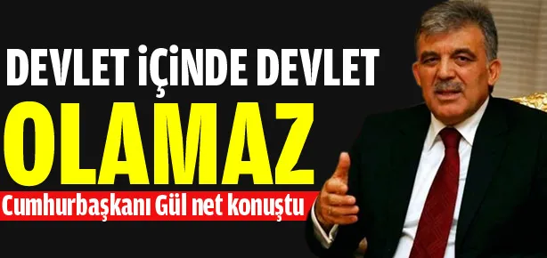 2 devlet olmaz