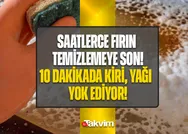 Çizmeden, zahmetsiz , pırıl pırıl fırın temizliği artık mümkün! Saatlerce uğraşmanıza gerek yok!