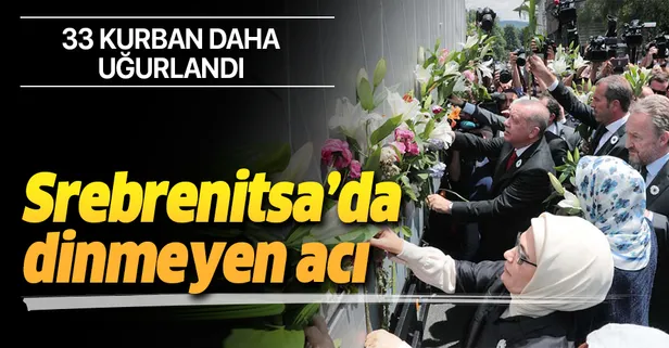 Erdoğan Srebrenitsa kurbanları için düzenlenen törene katıldı