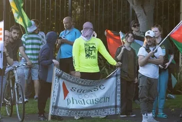 Avusturya'nın maçı öncesi İsrail'e protesto Filistin'e destek: İlişkilerinizi sonlandırın!