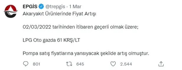Benzine zam mı geldi? 4 Mart benzin fiyatları ne kadar? EPGİS İstanbul, Ankara, İzmir benzin, mazot, LPG fiyatları kaç lira?-3