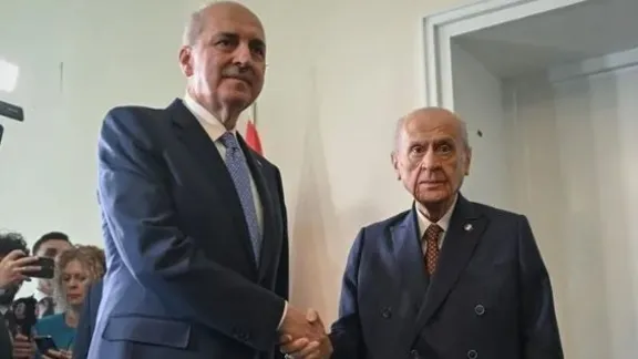 TBMM Başkanı Numan Kurtulmuş Devlet Bahçeli'yi ziyaret etti