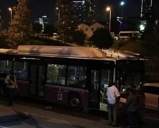 Belediye otobüsüne molotoflu saldırı
