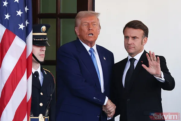 Macron ve Trump’ın tokalaşma mücadelesi: Beyaz Saray’da yeni round! O anlar viral oldu - 14