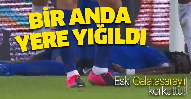 Eski Galatasaraylı futbolcu Bafetimbi Gomis maç sırasında bayıldı!