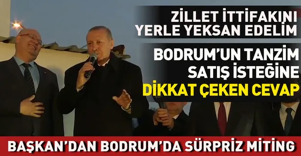 Son dakika... Başkan Erdoğan Bodrum'da