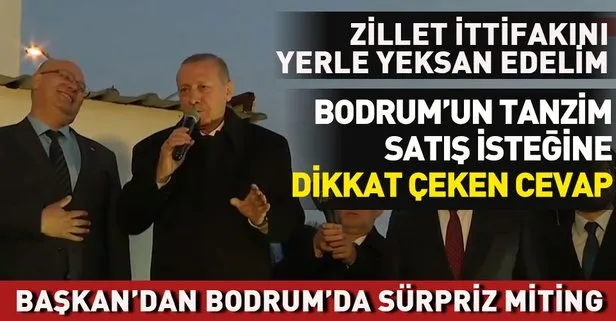 Son dakika... Başkan Erdoğan Bodrum’da