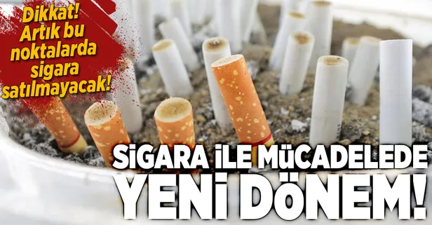 Sigara ile mücadelede yeni dönem