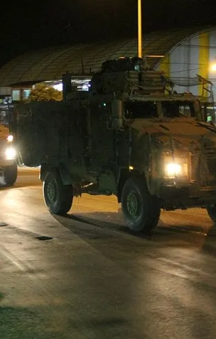 Son dakika: Suriye sınırına askeri sevkiyat