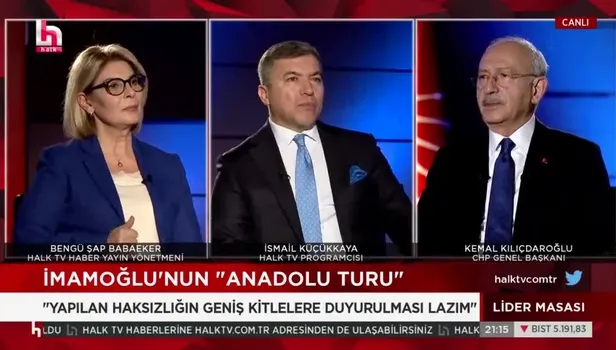 Halk TV'de Kemal Kılıçdaroğlu'na 'teveccüh' operasyonu çekildi
