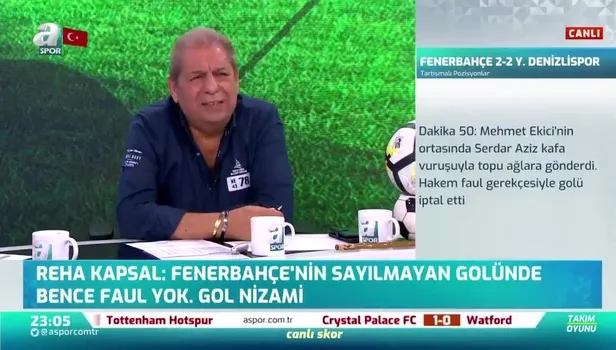 Fenerbahçe'nin sayılmayan golünde faul var mı? Erman Toroğlu canlı yayında açıkladı!