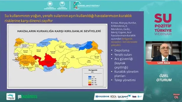 Tarım ve Orman Bakanı Dr. Bekir Pakdemirli 'Su Pozitif Türkiye Webinarı’nda konuştu: Su vatandır buharlaşmasın-2