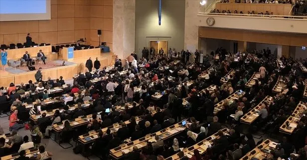 Son dakika: Dünya Sağlık Asamblesinde Filistin’deki ağlık koşullarına ilişkin karar tasarısı kabul edildi