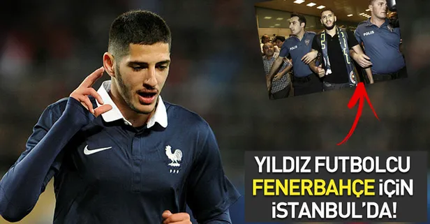 Yassine Benzia Fenerbahçe için İstanbul'da!