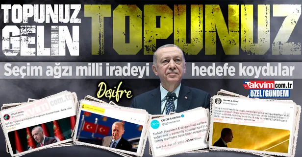 Alman'ı Rus'u Çinlisi ABD'lisi topu birden harekete geçti! Küresel dezenformasyonun deşifresi: Seçim ağzı Başkan Erdoğan hedefte