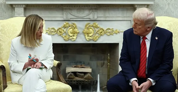 İtalya Başbakanı Meloni Beyaz Saray'da! ABD Başkanı Donald Trump ile kritik görüşme