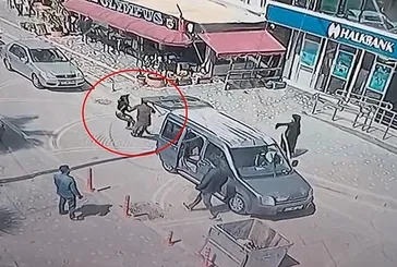 Güpegündüz kadını bagaja koymaya çalıştılar