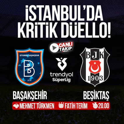 Başakşehir - Beşiktaş | SÜPER LİG MAÇI CANLI