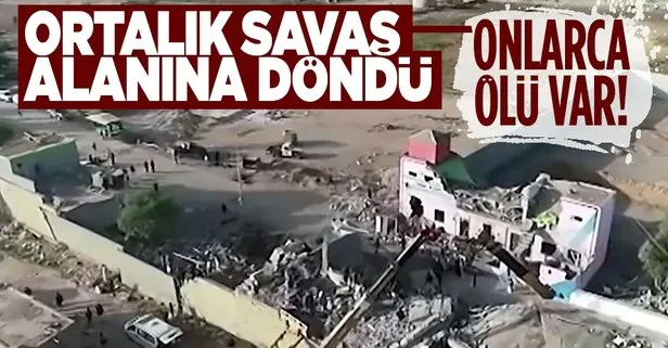 Hapishaneye hava saldırısı! Onlarca kişi öldü