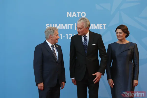 Başkan Erdoğan ve eşi Emine Erdoğan NATO Zirvesi kapsamında düzenlenen resmi akşam yemeğine katıldı - 19