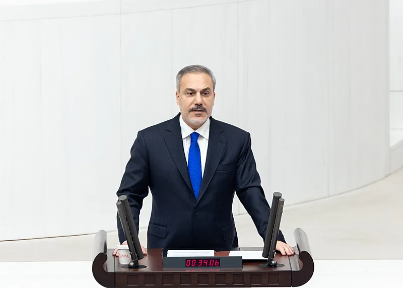 Dışişleri Bakanı Hakan Fidan TBMM'de konuştu (Fotoğraf: AA)