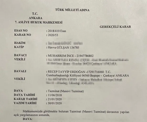 Cumhurbaşkanı'na hakaret "suç olmasın" diyen CHP'lilerin Erdoğan'a tazminat davaları açtığı ve suç duyurusunda bulunduğu ortaya çıktı-8