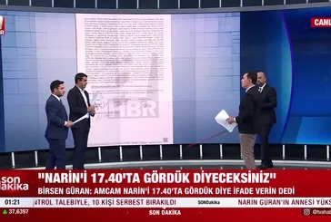 Narin Cinayeti: Barış Güran'ın ifadesi!