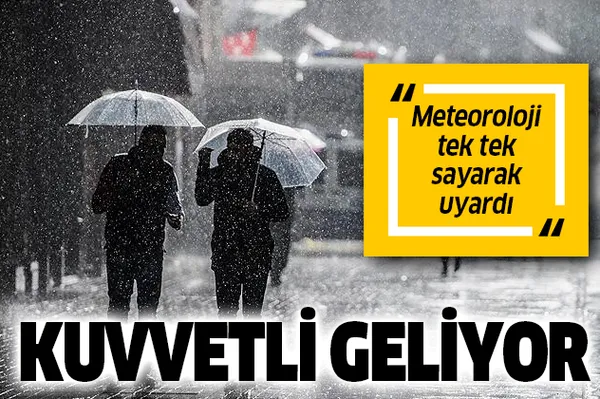 HAVA DURUMU | Meteoroloji'den 4 ile yağış uyarısı!-1