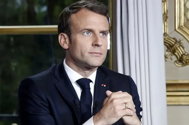 Macron, terör örgütü YPG/PKK'dan bir heyetle görüştü