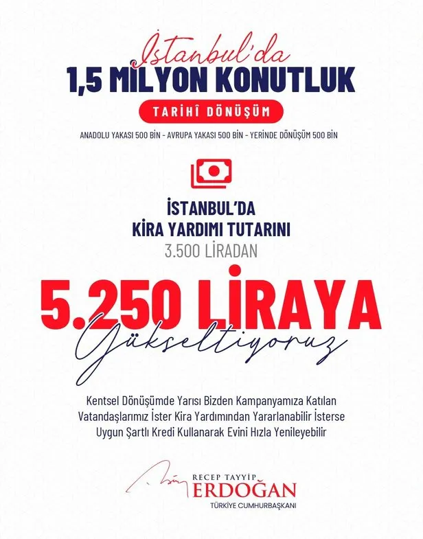 Başkan Erdoğan'dan Kentsel Dönüşüm Projeleri Anahtar Teslim ve Temel Atma Töreni'nde önemli açıklamalar-12