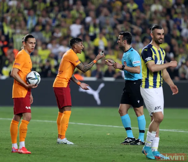 Fenerbahçe - Galatasaray derbisinden ekrana yansımayan kareler! Nefes kesen mücadele... - 18