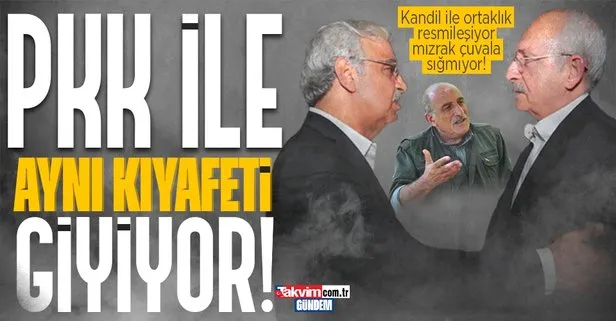 7’li koalisyonun adayı Kemal Kılıçdaroğlu ve Kandil ortaklığı resmileşiyor, mızrak çuvala sığmıyor: PKK’lı teröristlerle aynı kıyafeti giyiyor