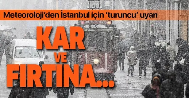 İstanbul için son dakika kar yağışı ve ’turuncu’ uyarı! İstanbul’da kar ne zaman yağacak? Meteoroloji açıkladı