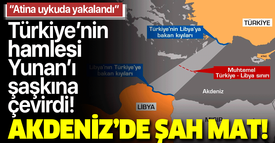 Türkiye'nin hamlesi Yunan medyasını şaşkına çevirdi: Türkiye’den Doğu Akdeniz’de şah mat